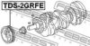 FEBEST TDS-2GRFE Belt Pulley, crankshaft